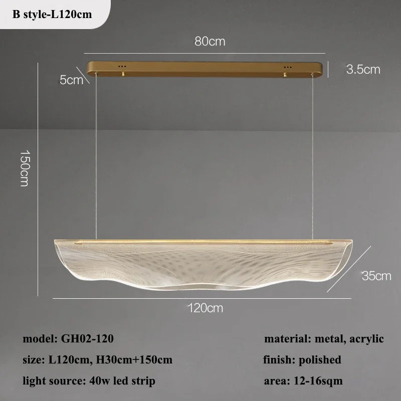 Starry Sky Acrylic LED Chandelier for Modern Living, Dining, Kitchen, Bedroom Lighting