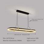 LED Ceiling Pendant Lights Modern Minimalist Chandelier for Living Room Dining Table Decor