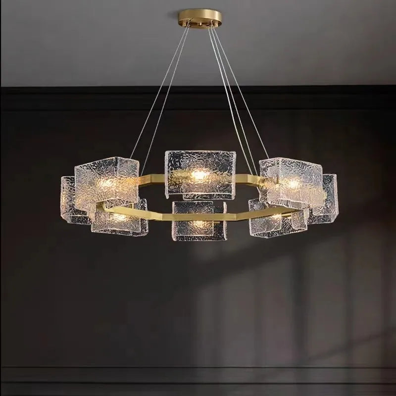 Crystal Ceiling Chandelier: Modern Luxury Pendant Light for Living Room and Restaurant