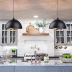 Vintage Industrial Pendant Light for Kitchen Island Restaurant, Country Style Ceiling Chandelier