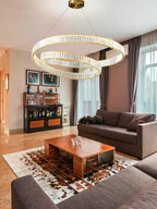 Crystal LED Pendant Light Chandelier for Bedroom Living Room - Adjustable Ceiling Lamp