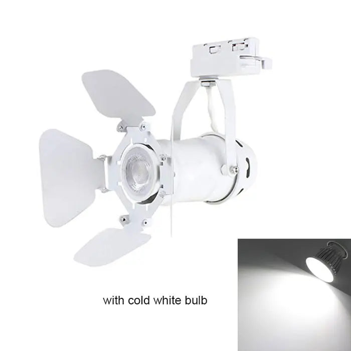 Artwork LED Track Lighting Fixture: Vintage Industrial Design, Adjustable Spotlights