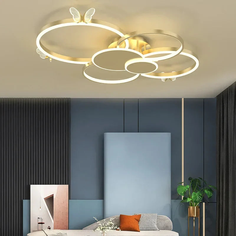 Butterflies Ceiling Light: Modern Luxury Home Lighting Fixture