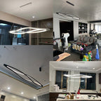 Aluminum LED Pendant Lamp for Kitchen Dining Island Suspended House Lighting