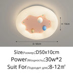 Kids Room Chandelier Remote Dimable Ceiling Lights