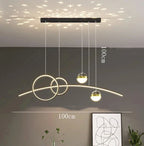 Modern Indoor LED Pendant Ceiling Chandelier for Dining Room