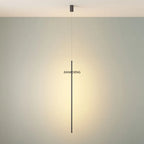 LED Line Chandelier: Nordic Creative Lighting for Living Room & Bedroom