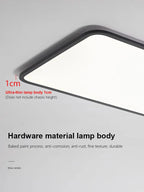 LED Ceiling Lamp: Modern Minimalist Rectangular Design for Living room, Bedroom, Indoor Lighting