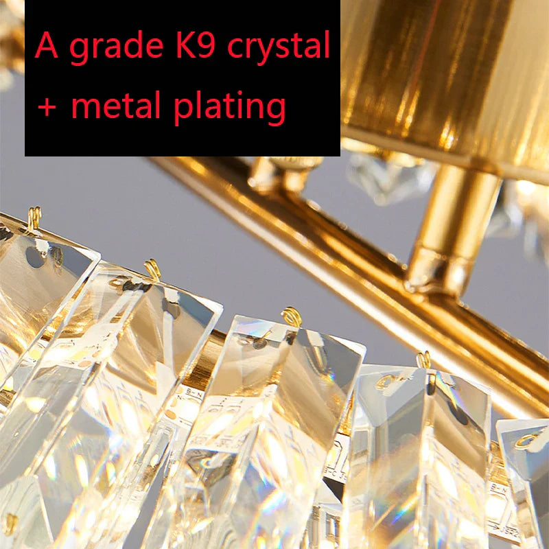 Crystal LED Chandelier Ceiling Lamps - Modern Luxury Indoor Lighting Fixtures