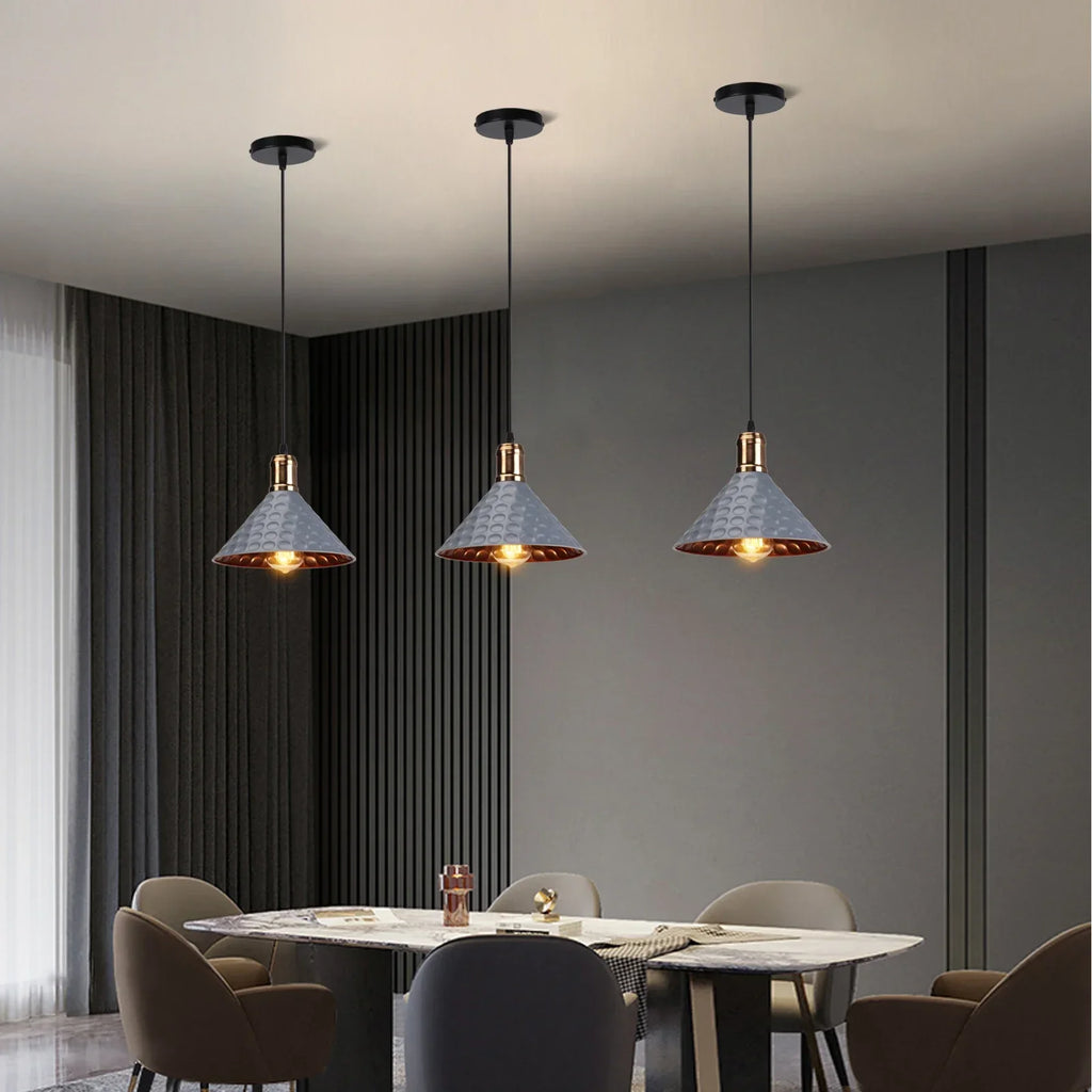 Retro Chandelier Pendant Light | Industrial E27 Fixture for Modern Living Room