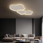 Copper Surface Mount LED Ceiling Light with Remote Control for Living Room