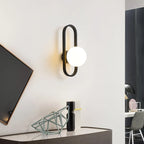 LED Glass Wall Sconce Lamp for Bedroom Living Room Staircase