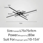 Modern Minimalist LED Ceiling Strip Lights for Living Room, Kitchen, Bedroom