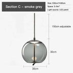 BROKIS Knot Glass Pendant Chandelier Luminaria Deco Bedside Lamp