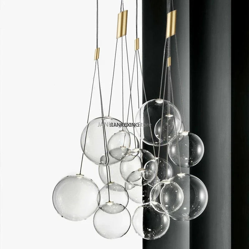 Glass Bubble LED Pendant Lamp for Restaurant, Bar, and Display Window