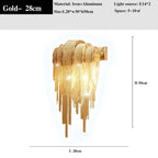 Tassel Luxury Chandelier: Postmodern Elegance for Living Room, Restaurant, Bedroom, Hotel