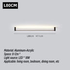 LED Strip Wall Lamp for Living Room Bedroom Ceiling, Modern Minimalist Atmosphere