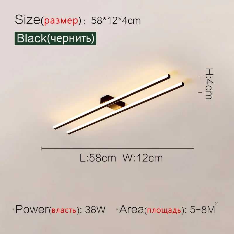 Simple Modern Ceiling Lamp for Corridor, Entryway, Balcony: Elegant and Luxurious