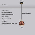 Adjustable Angle LED Pendant Light: Modern Stretchable Chandelier for Home Decor