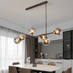 LED Glass Pendant Chandelier: Modern Nordic Style for Dining Room, Bedroom Decor