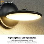 Rotatable LED Wall Lamp for Living Room, Bedroom, and Hallway
