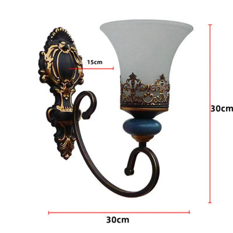 Vintage European Ceramic Chandelier for Living Room, Bedroom, Kitchen and Dining Room