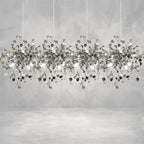 Stainless Steel Led Pendant Light for Dining Living Hotel Room_Hanging G9 Fixture