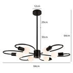 Modern LED Ceiling Chandeliers for Living Room Dining Bedroom - Nordic Pendant Light