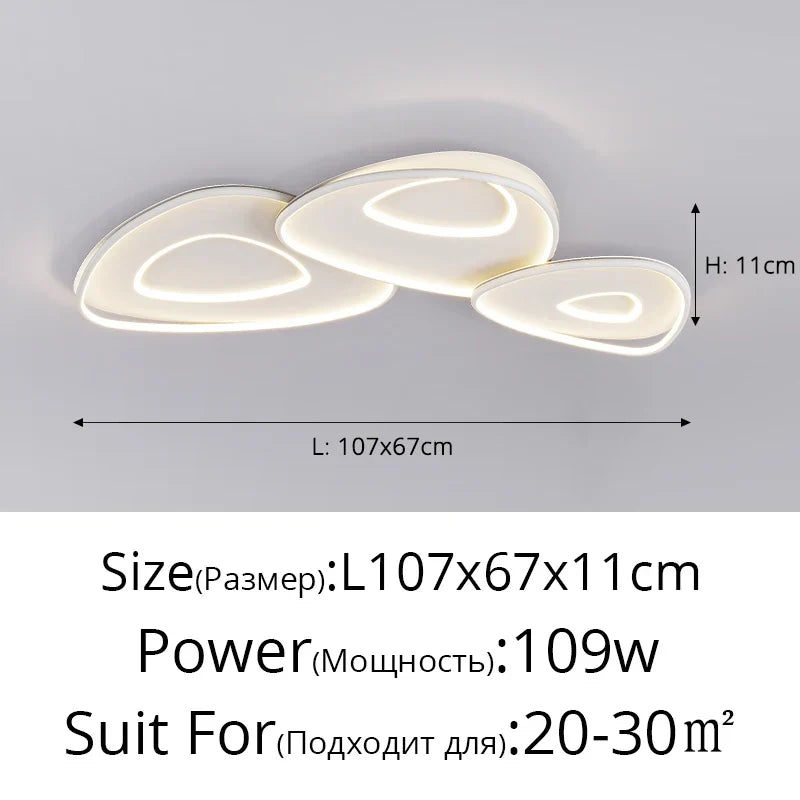 Nordic LED Ceiling Light Kitchen Dining Room Living Room Chandelier