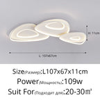 Nordic LED Ceiling Light Kitchen Dining Room Living Room Chandelier