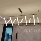 Nordic LED Chandelier: Black Gold Dining Room Kitchen Lighting Fixtures