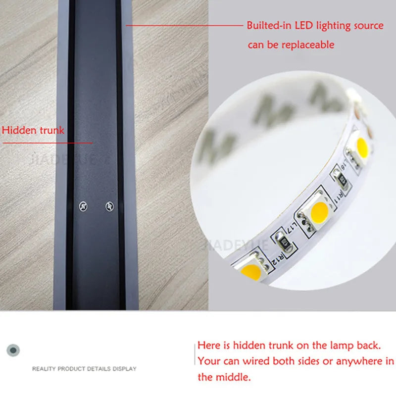 LED Outdoor Wall Light Waterproof Modern Garden Balcony Decoration Lighting