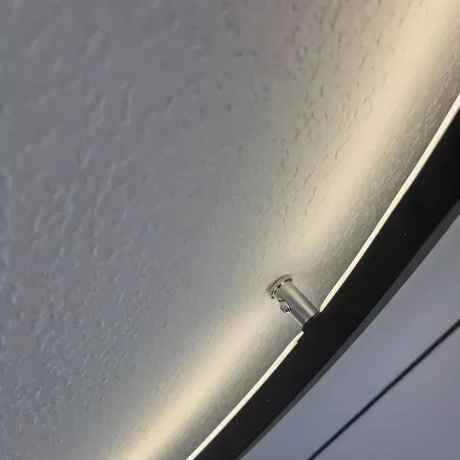 Designer Ring LED Wall Light: Minimalist Nordic Decor Lamp for Living Room Atmosphere.