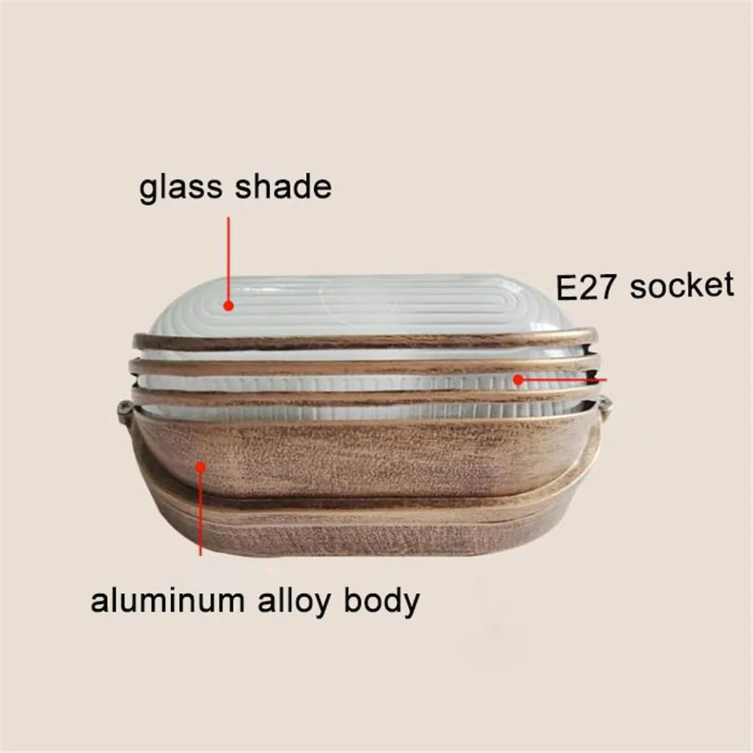 Outdoor Wall Sconces Light Fixtures: Grid Oval with Frosted Glass for Porch Patio.