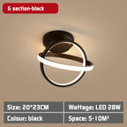 Minimalist Nordic Wall Lamp for Balcony Porch Corridor LED Lighting