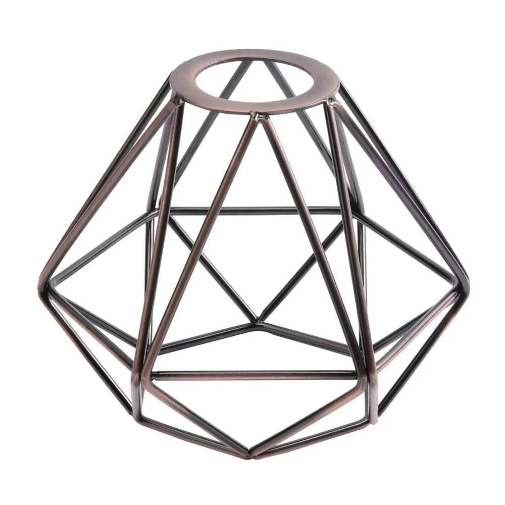 Geometric Metal Light Cage Cover Pendant Lampshade
