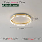 Nordic LED Ceiling Lamp 2023 - Modern Minimalist Bedroom Lighting