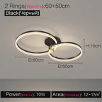 New Nordic Ceiling Lamp: Modern, Creative, Elegant Lighting for Bedroom and Living Room