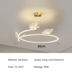 Butterfly Design Ceiling Chandelier: Modern Minimalist Pendant Lamp for Home Decor