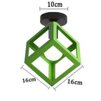 Iron Pendant Light: Industrial Retro Vintage Hanging Lamp for Dining Room and Kitchen