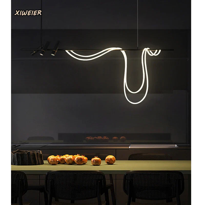 Nordic Arc LED Chandelier - Designer Spotlight Desk Lamp