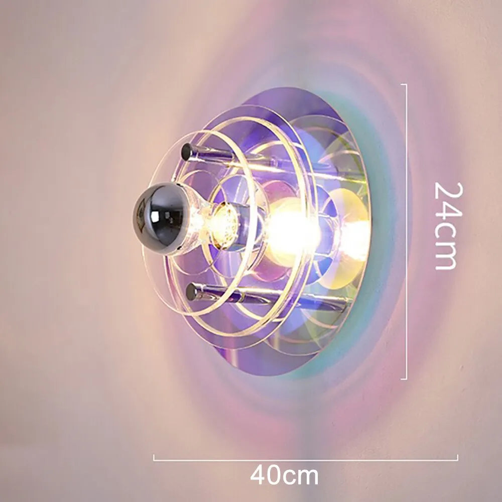 LED Wall Lamp: Ultra Modern UFO Style for Living Room, Bedroom, Hotel Atmosphere