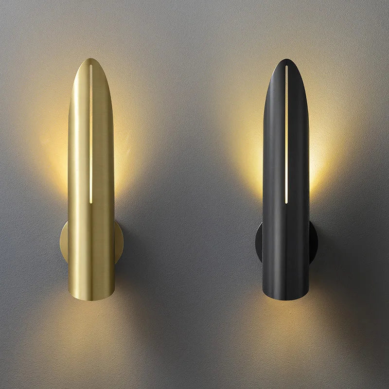 Nordic Minimalist Bullet Wall Lamp for Indoor Spaces