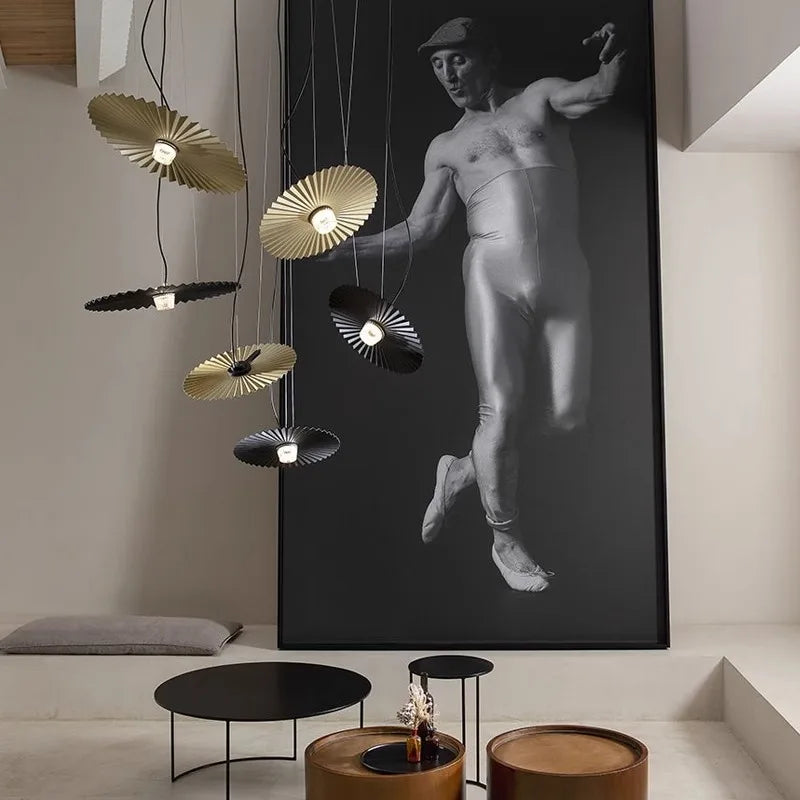 Boomerang Wood Chandeliers - Nordic Wabi Sabi Wind Art LED Pendant Lamps