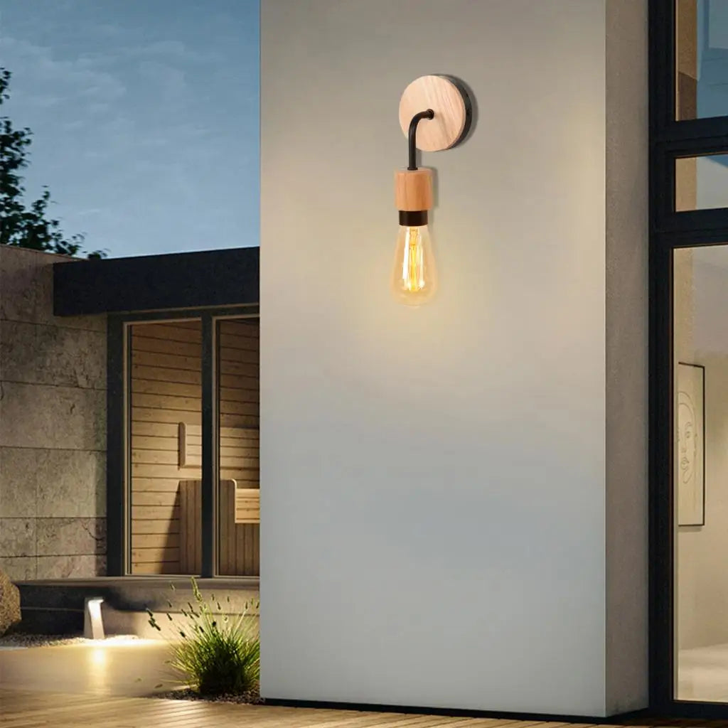 Industrial LED Wall Light Retro Loft Lamps E27 Iron Lampshade Sconce