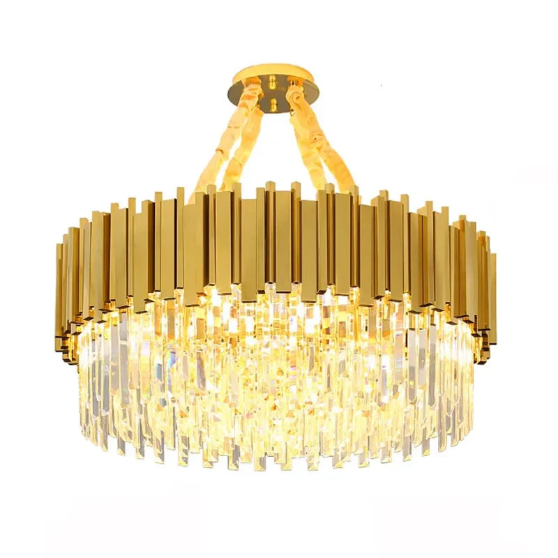 Nordic Modern Crystal Ceiling Chandelier LED Lights for Luxury Home Decor
