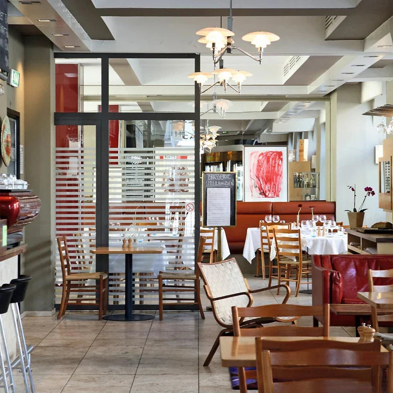 Lotus Glass Chandelier PH Pendant Light Classic Nordic Dining Room Bedroom Lamp