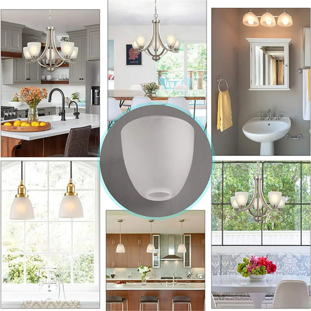 Frosted Glass Shade for E27 E26 Ceiling Fan Wall Light Pendant Lamp