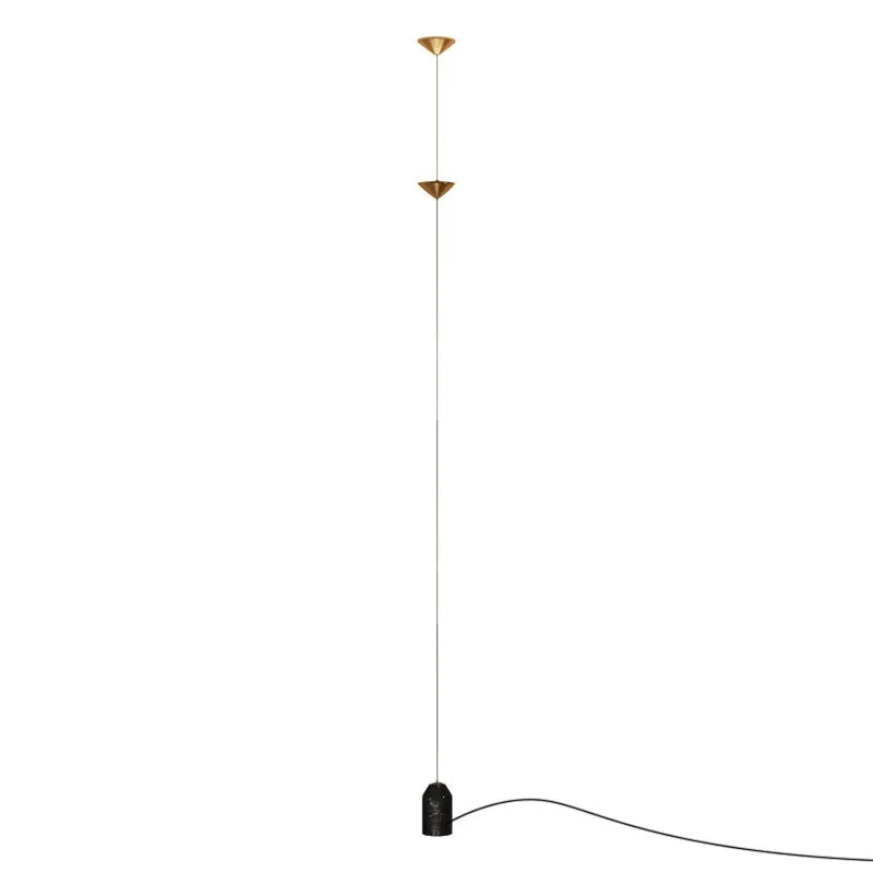 Cone Design Art Iron Hanging Cable Floor Lamp