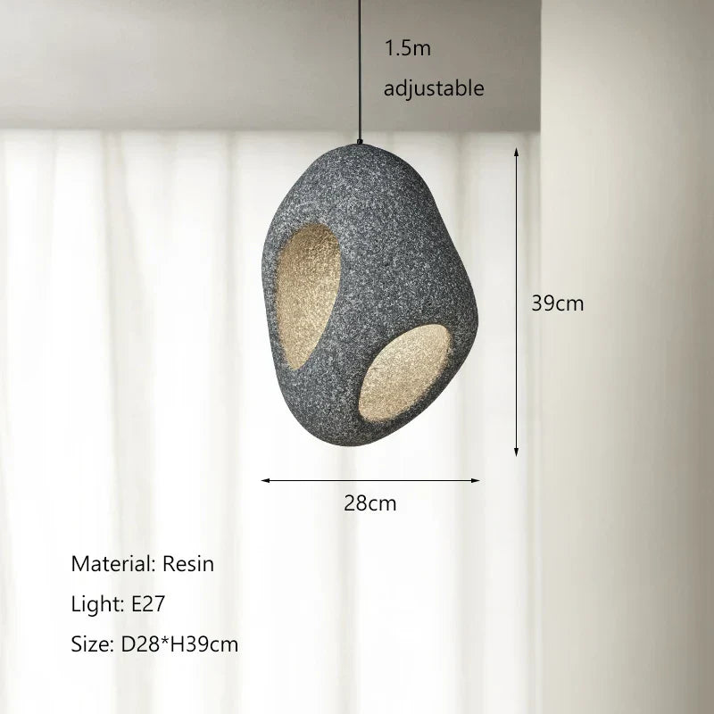Scandi Pendant Lamp Postmodern Minimalist Hanging Light for Restaurant Bedroom Kitchen Island